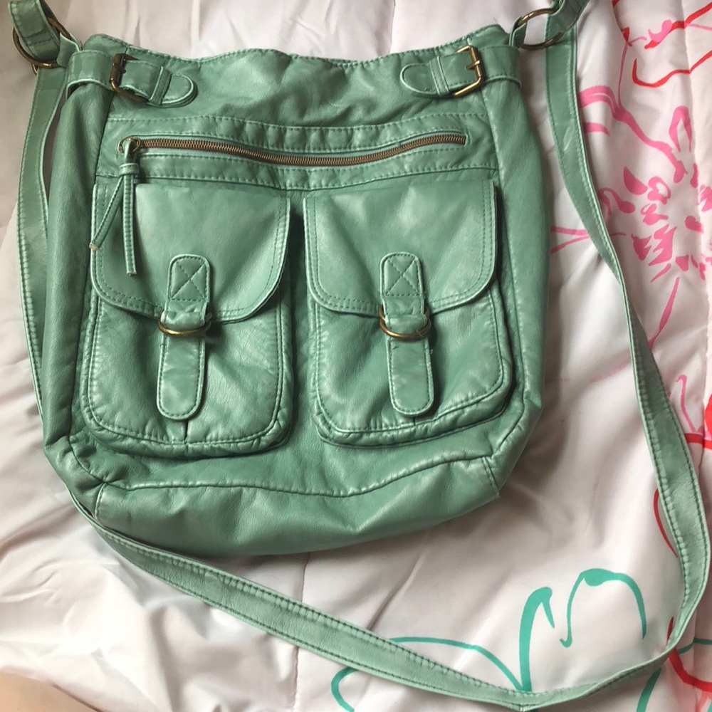 Gorgeous teal satchel